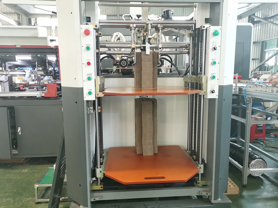 2 in 1 intelligente automatische hogesnelheid kartonnen rigide doos maken machine 50-52pcs/min
