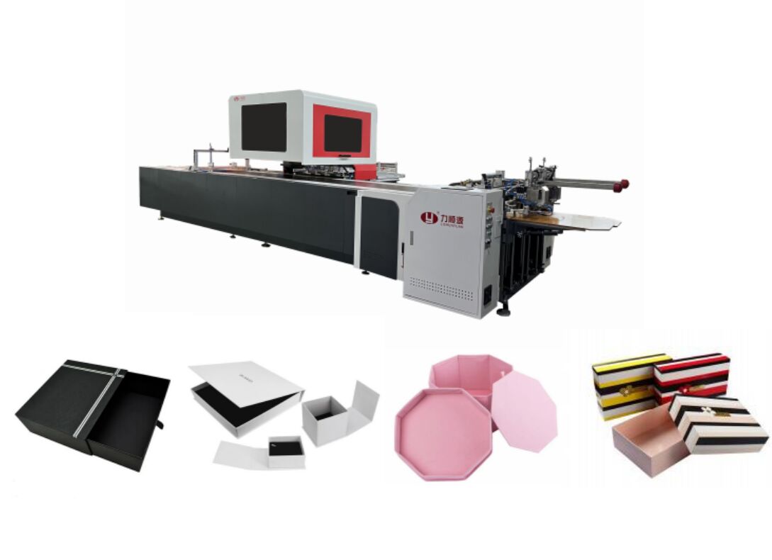 LY-850DN Multiple Double Sheet Positioning Machine Premium Gift Making Machine Drawer Box Making Machine