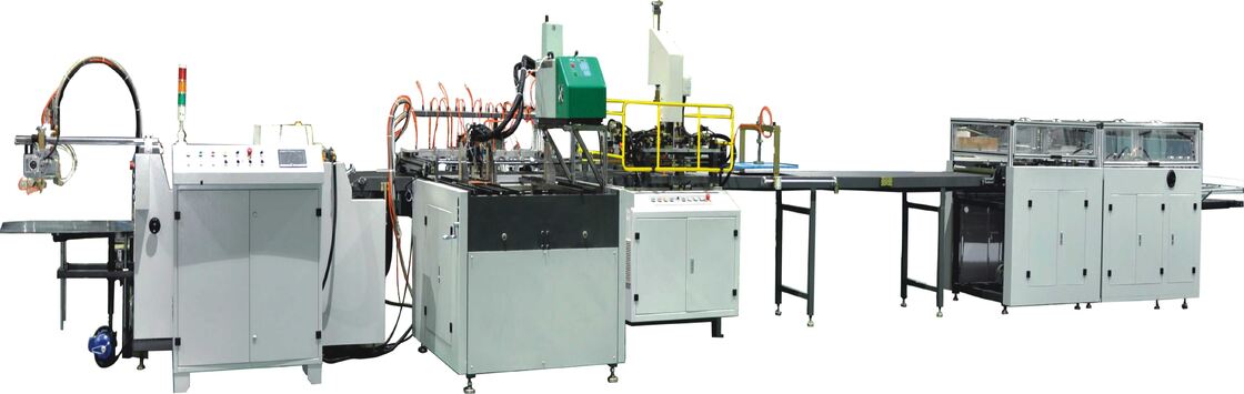 Hoogprecise foto-elektrische besturing Automatische papierdoos maken machine PLC Touch Screen Control System Werksnelheid 20 tot 30pcs per minuut