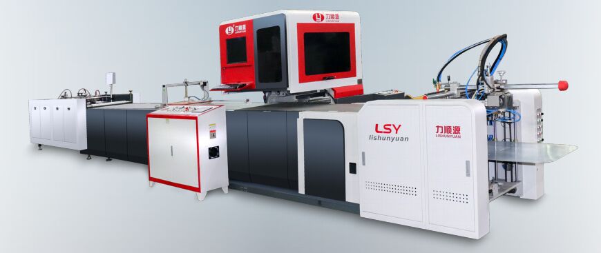 Volledig geautomatiseerd systeem voor het verpakken van behuizingsdozen voor mobiele telefoon, dozen voor maantaart, dozen voor thee