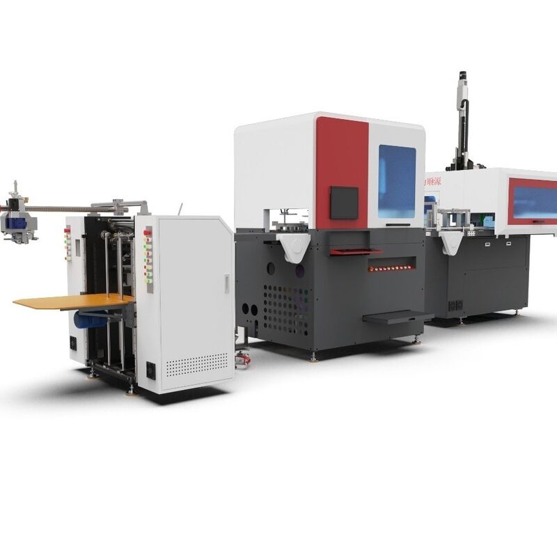 1500CZ rigide doos maken machine in staat om 32 stuks per minuut te produceren met intelligente high speed technologie