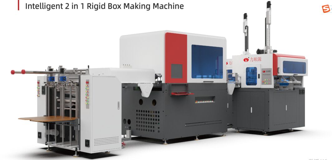 LY- HB3000B Intelligent 2 in 1 High Speed Rigid Box Making Machine (In Bubble Pressing) Rigid Box Machine /Duplex Box Making Machine /Automatische rigide box making machine /Packing box making machine