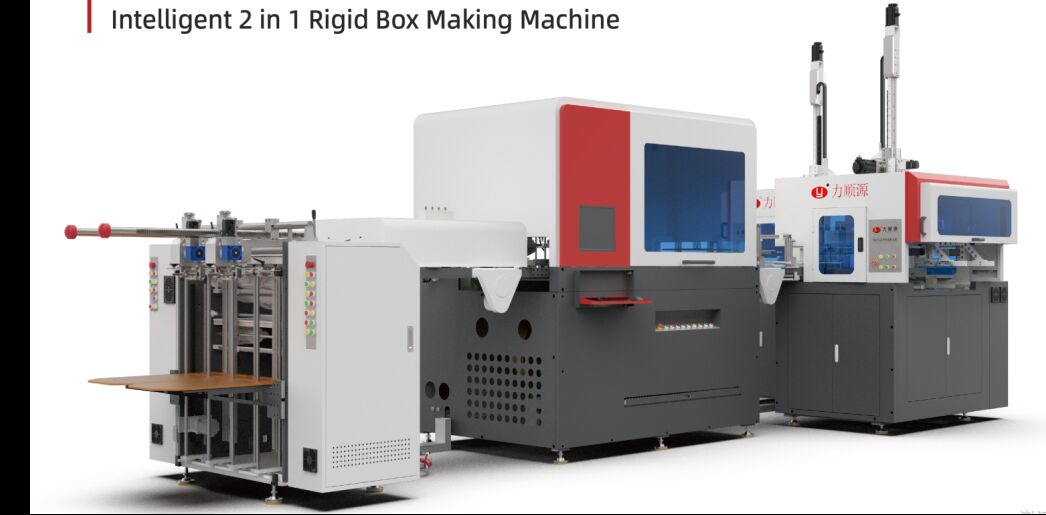 LY- HB-3000CB Intelligent 2 in 1 High Speed Rigid Box Making Machine binnen Bubble Pressing Functies Automatische Rigid Box Making Machine / Automatische Box Making Machine