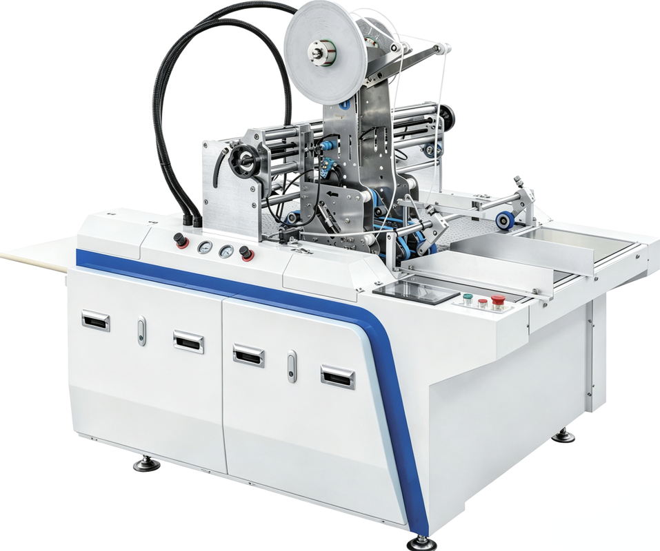 LY-900HCT Semi-automatische Dubbelzijdige Plakband Plakmachine Hoekband Plakmachine Stijve Doos Band Plakmachine