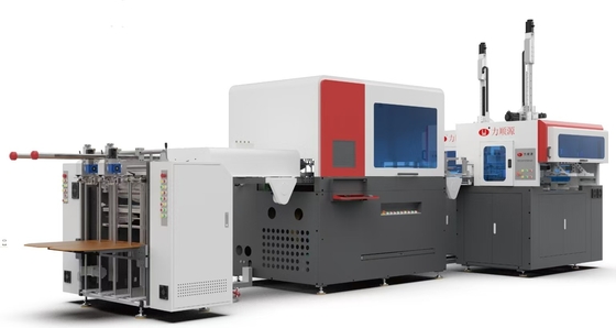 Intelligente hogesnelheid automatische rigide doos maken machine multifunctie 2 In 1 50-70pcs/min