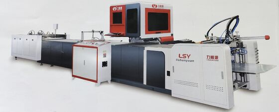 LY 485C PK Volledig Geautomatiseerd Machine Vision Case Wrapping Systeem Automatische Lijn Automatische Doosvormingsmachine Automatische Hardcover Machine