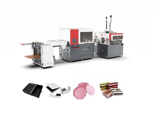 Machine voor het maken van stijve dozen Met een hoge productiesnelheid van 70 stuks per minuut