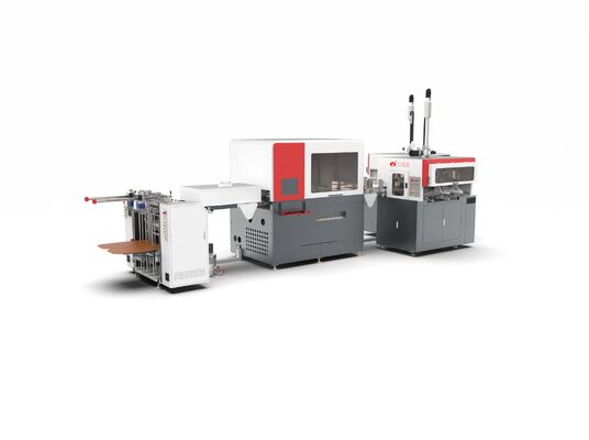 LY- HB3000A Intelligente 2-in-1 machine voor het maken van stijve dozen (binnen functies voor het drukken van bellen) Machine voor het maken van stijve dozen Automatische machine voor het maken van stijve dozen