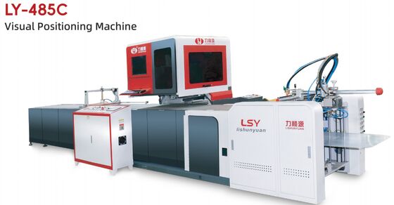 Visuele positioneringsmachine voor het positioneren van de premium geschenkdoos met hoge precisie