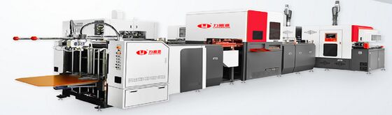 2 in 1 intelligente automatische hogesnelheid kartonnen rigide doos maken machine 50-52pcs/min