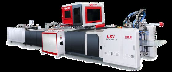 LY-4510C-PK-machine met een zeer nauwkeurige positionering en modulaire servo-voeding voor hardcoverproductie