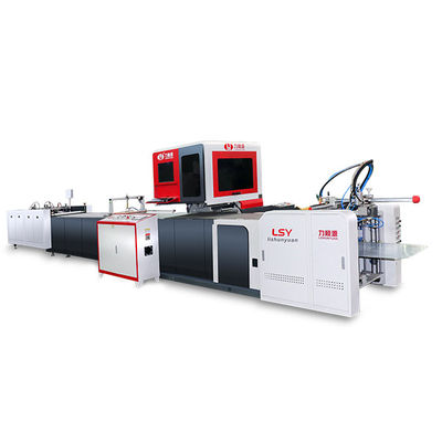 LY-4510C-PK Automatische hardcover-vervaardigingsmachine Visuele positionering Koffervervaardigingsmachine Automatische machine Hardcover-vervaardigingsmachine Koffermaker