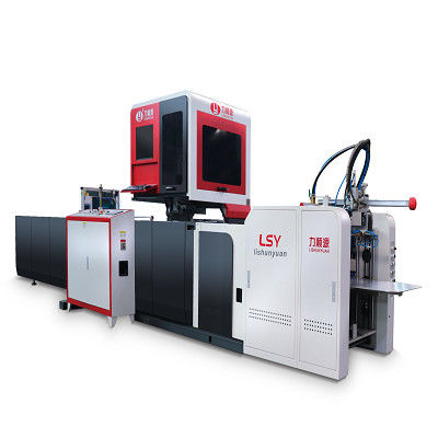 Ly-485C Visuele plaatsende machine voor geval machine en luxedoos die makend machine maken