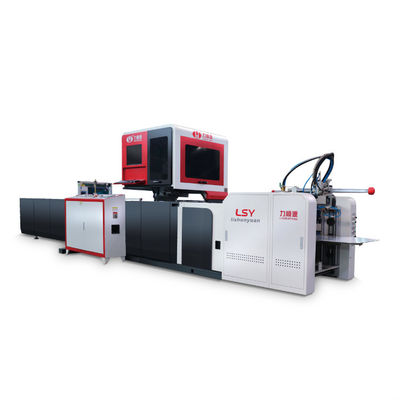 Multifunctionele Visuele Plaatsende Machine om stijve dozen en gevalmaker te plaatsen